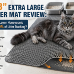 47”×33” Extra Large Cat Litter Mat Review: Can the Double-Layer Honeycomb Design Reduce 90% of Litter Tracking?